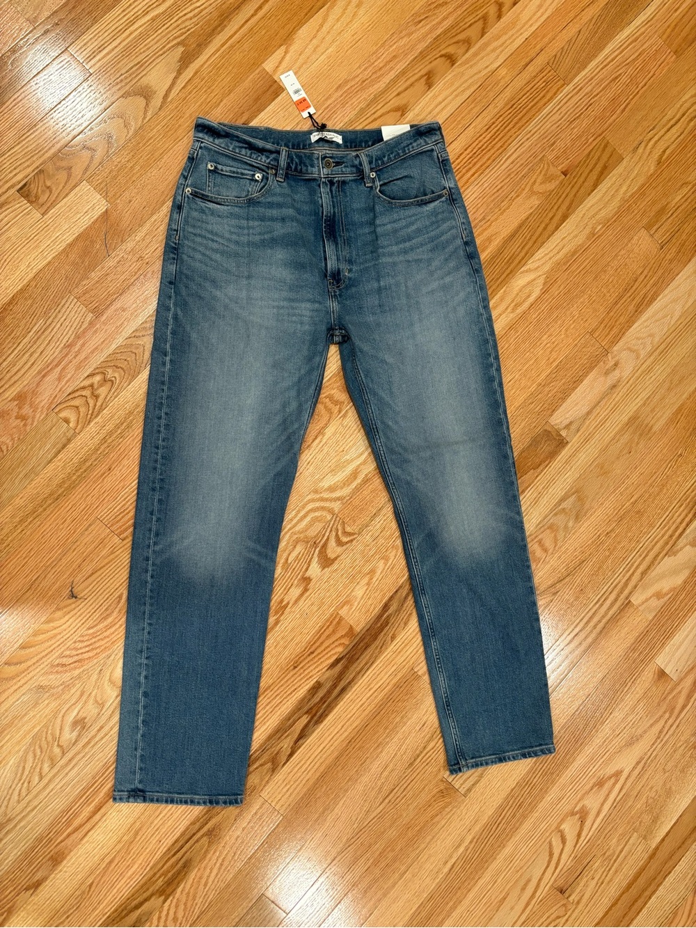 Banana Republic Men's Straight-Leg Mid Wash Jeans 35x32